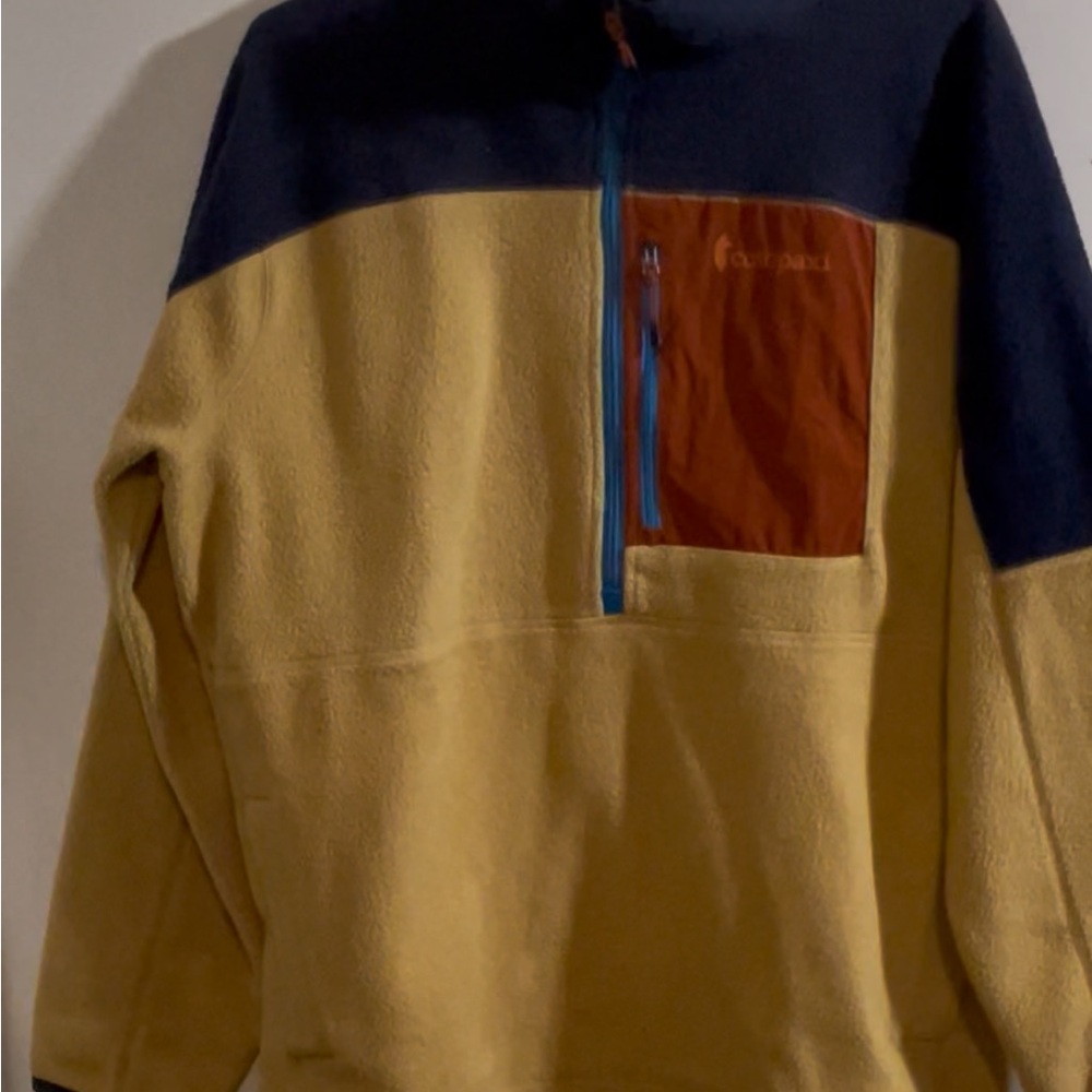 Patagonia Men's Zip-Up Sweater - Blue, Yellow, Brown 👀BUNDLE😍SAVE🥳